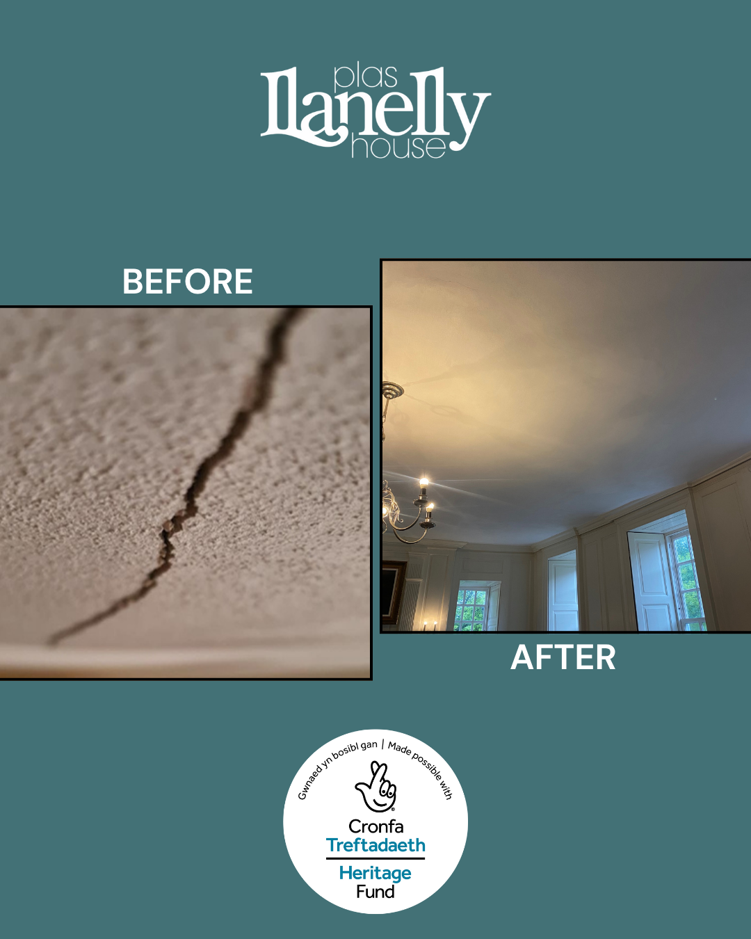 Before/After Tea Room