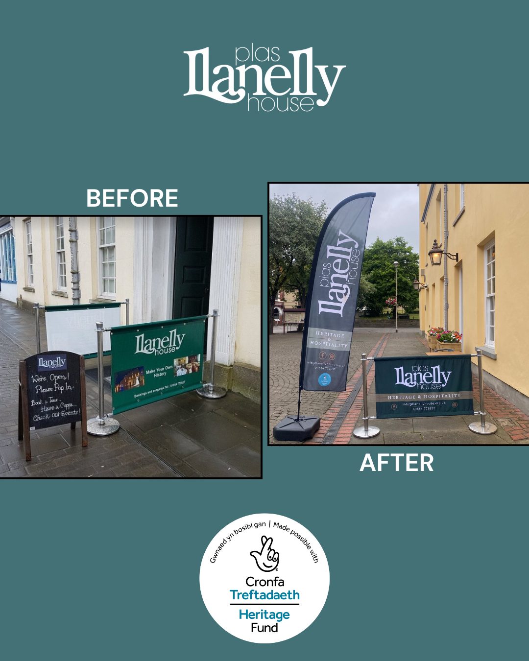 Before/After Signage